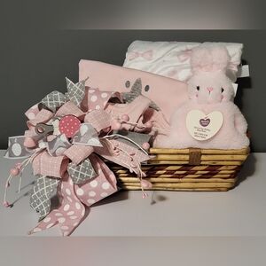 Baby Girl Gift Basket (Baby Shower, Easter & Hospital Gift)